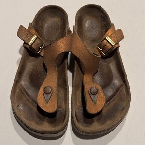 Birkenstock Thong Sandals with Buckle